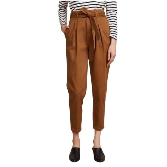 Free People High Waisted Paper Bag Pegged 90's Pants 0 - Picture 3 of 12